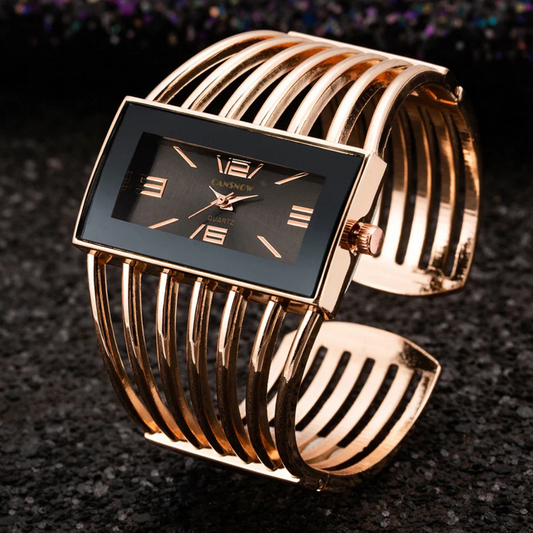 Reloj Brazalete - ESTILO CARTIER. ACCESORIO ELEGANTE Y SOFISTICADO