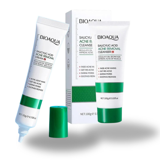 Combo BIOAQUA para Tratamiento Antiacné (jabón + crema) - GRATIS MASCARILLA POTENCIALIZADORA